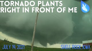 Shell Rock/Waverly, IA Tornado | July 14, 2021 Storm Chase Highlight | Iowa Supercell/EF-1 Tornado