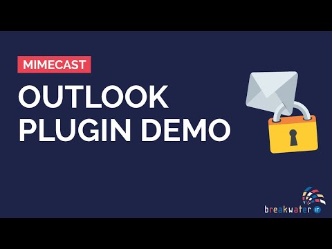 Mimecast Outlook Plugin Demo