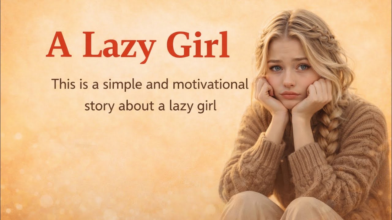 A Lazy Girl Story in English | Motivational Story | Learn English Through Video