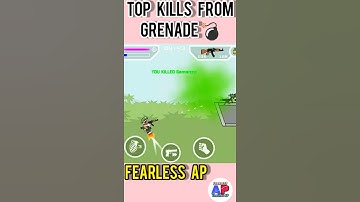 Top Kills From Grenade | Mini militia Classic | #Shorts | Fearless AP