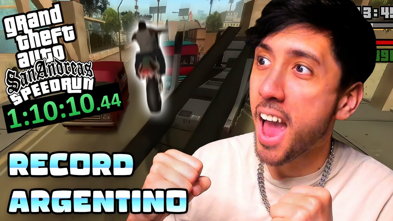 Record ARGENTINO en GTA San Andreas speedrun LOS SANTOS NMG en 