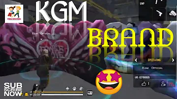 KGM OFFICIAL PLAY BRAND || ONE TAPS CHARACTER SKILLS || LIVE PERFORMANCE FREE FIRE ||TAMIL LIVE ROOM