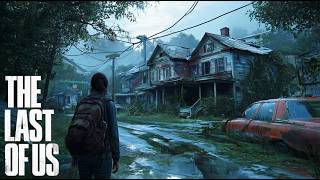 The Last of Us Ambience 🌿 | Post-Apocalyptic Rain in Overgrown Suburbs