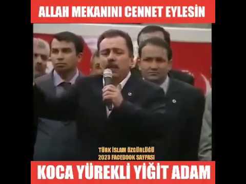 Muhsin Yazıcıoğlu'nun efsane konuşması...