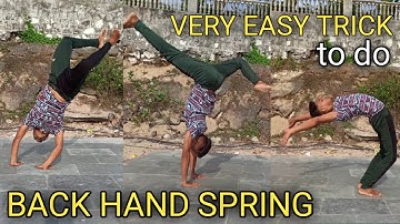 how to learn back hand spring. full tutorial in hindi. 🇮🇳सबसे आसान तरीका. // bboymonkey
