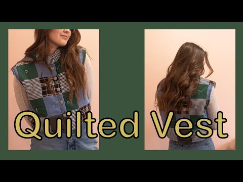 Quilted Vest | Free Sewing Pattern | Urban Outfitters Inspired