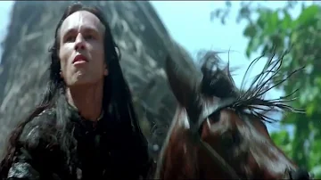 CONQUEST OF PARADISE (1992): Adrián de Moxica shows off on his horse