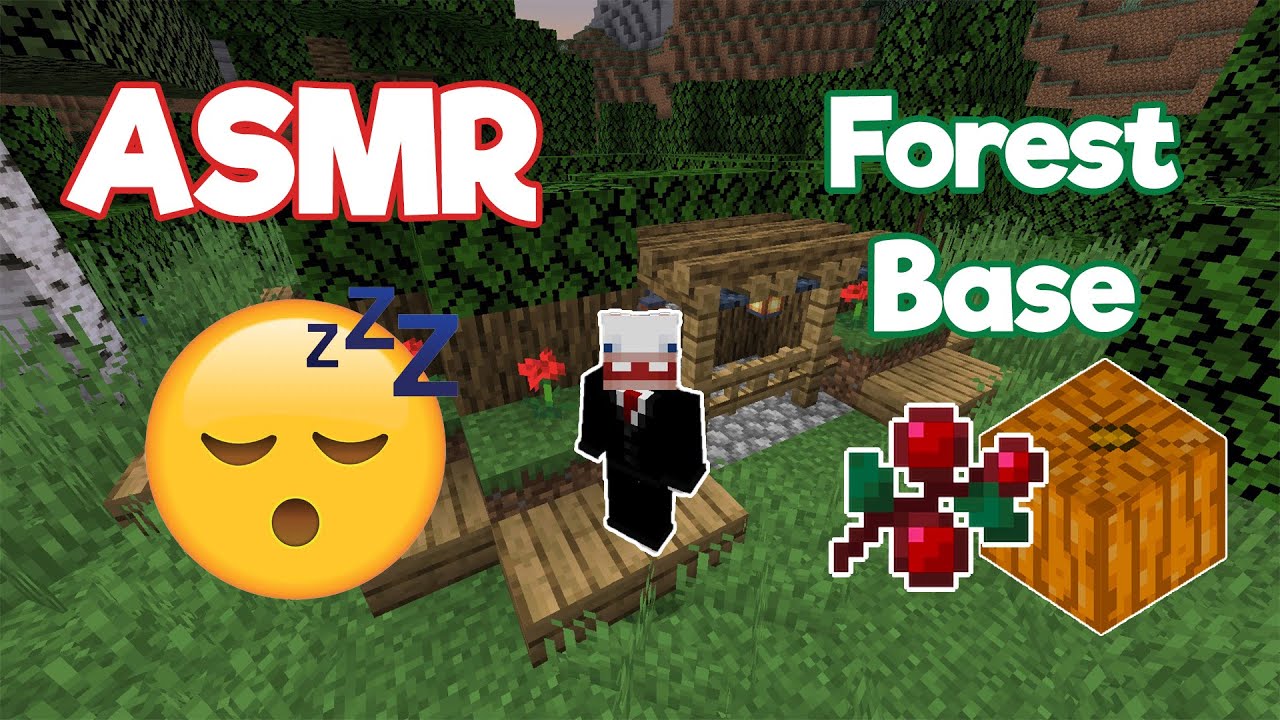 Minecraft Forrest Base ASMR Forest Base In Minecraft - YouTube