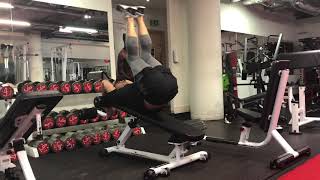 Decline Reverse Crunch - Ab Workout