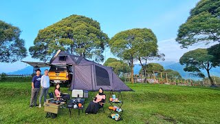 Camping Keluarga di WANASARI CAMPER PARK, Pangalengan, Bandung | 인도네시아 캠핑