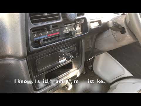 1992 Suzuki Carry Radio Removal and Replacement