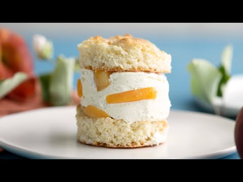 The Perfect Peach Shortcake Ice Cream Sandwich | Tastemade