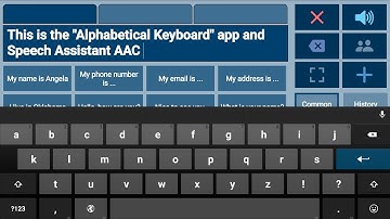 Amazon Fire AAC: Speech Assistant AAC app, Alphabetical Keyboard app & a talking calculator app