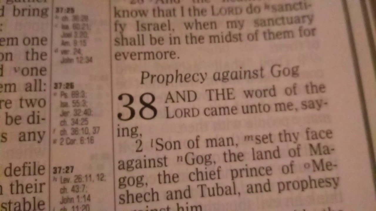James 38 Joseph Martelli King James Bible Ezekiel Chapter 38 May 11th , 2019 ...