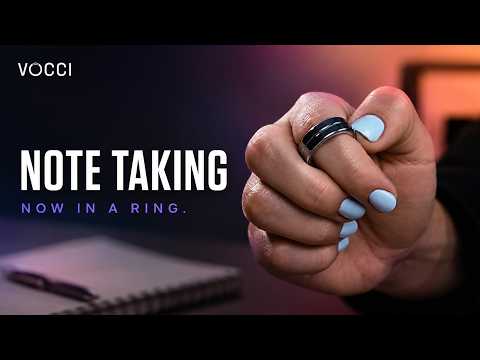 Vocci Ring Review — AI Note Taking on Your Finger