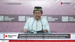 LIVE - Manisnya Iman Dalam Cahaya Al Qur'an dan Sunnah Shahihah