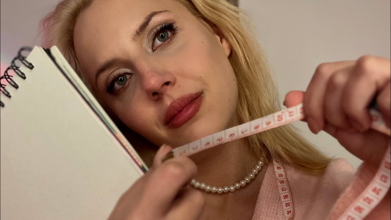 Рисую ваш портрет ✏️ Снимаю мерки с лица | ASMR персональное внимание