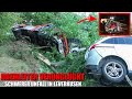 [DREHLEITER VERUNGLÜCKT!] - Mehrere Autos beteiligt - DLK stürzte Böschung hinab - Leverkusen -
