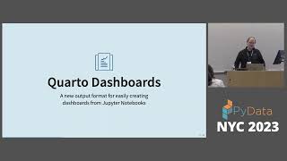 J.J. Allaire - Keynote: Dashboards with Jupyter and Quarto | PyData NYC 2023 Wealth
