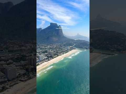 Open-door heli flight over Rio was hands down a must-do 💖🚁 #riodejaneiro #visitrio #brazil