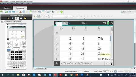Finding estimates of the median and quartiles from grouped data with a TI-nspire GDC.