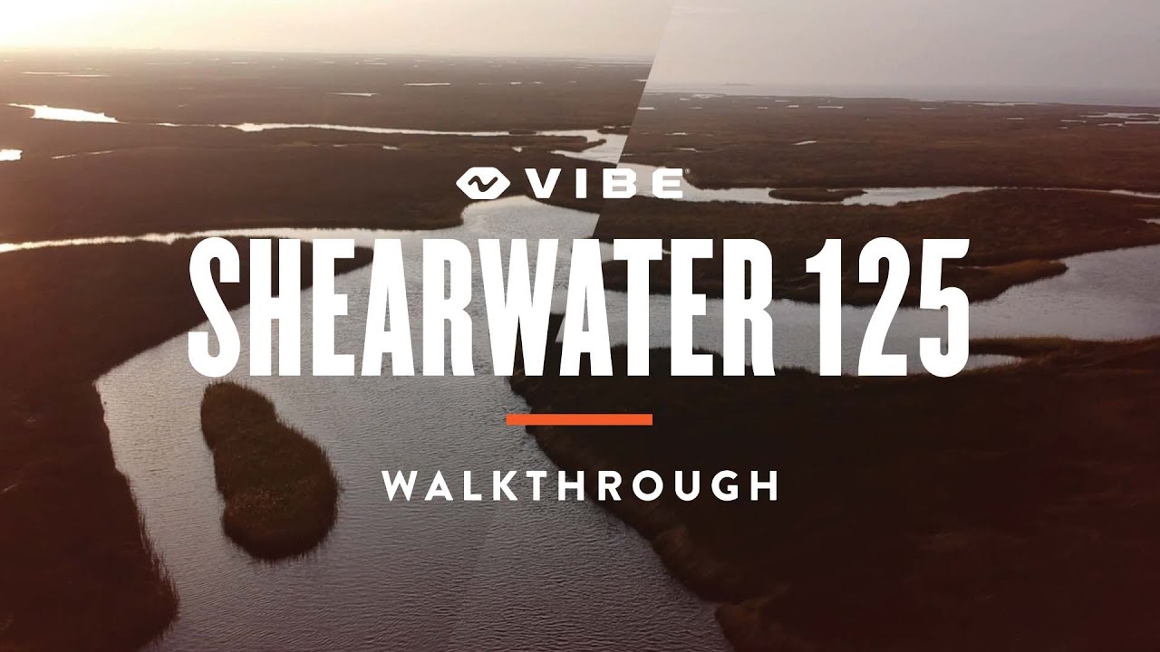 Vibe Shearwater 125 Fishing Kayak - ICAST 2019 walkthrough