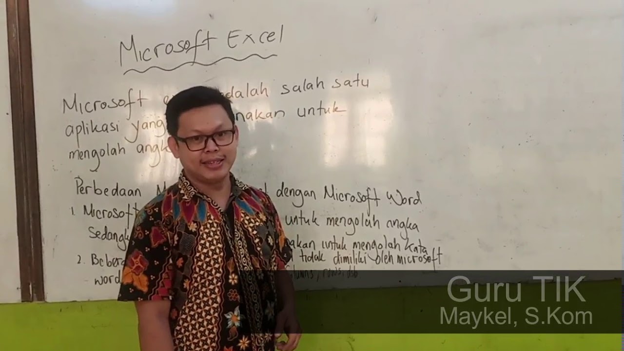 Pengenalan Microsoft Excel YouTube