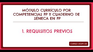 Competencias y Cuaderno Séneca en FP 24-25: Guía Completa