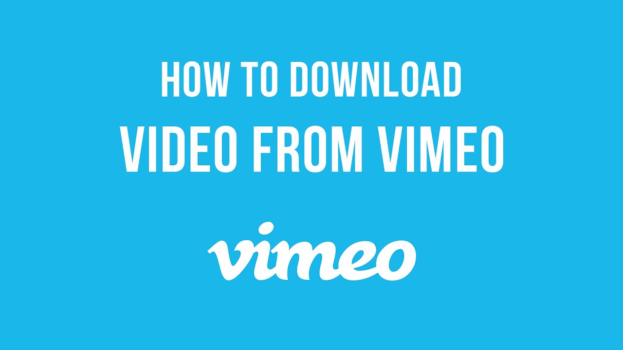 How to download video from Vimeo. WITHOUT Software. Online