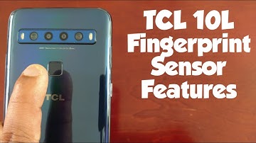 TCL 10L Fingerprint Sensor Amazing Features | WOW SO MUCH CAN BE DONE WITH THE FINGERPRINT SENSOR!!