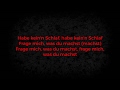 Nimo - KEIN SCHLAF feat. Hava (LYRICS) | Lyricemiker