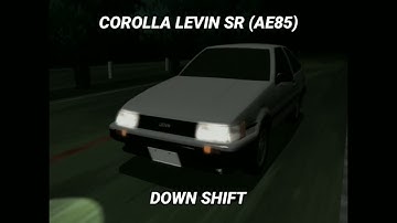 AE85 Down Shift | initial d sound effects