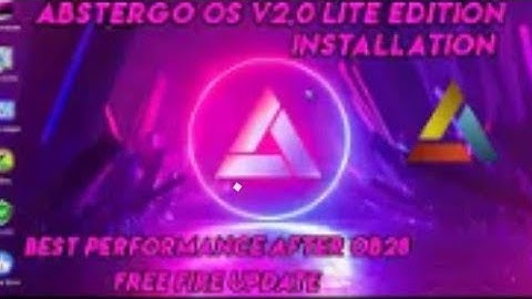 ABSTERGO OS 2.0 LITE EDITION INSTALLATION || BEST GAMING OS FOR GOVERNMENT LAPTOPS ||  DEVIL444 ||