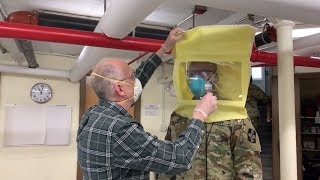 N95 mask fit testing, Tewksbury, Mass.