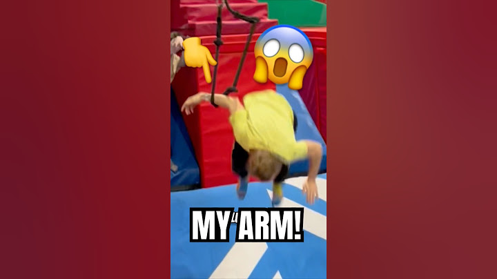 I ALMOST BROKE MY ARM! 👀