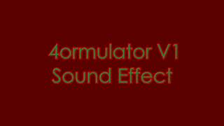 4ormulator V1 Sound Effect