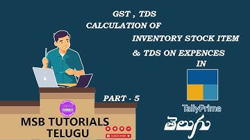 TDS In Tally prime Telugu ? Tally Tutorials In Voucher & Posting-Basic Accounting Entries In Tally?