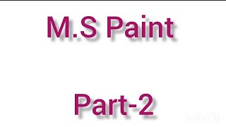 @learn basic computer @learn M.s paint @kids computer zone