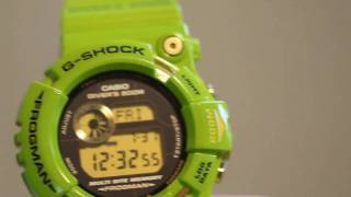 Casio G-Shock GW-200F-3JR Green Frogman Video Review