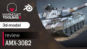 AMX-30B2 Game Ready | 3d-model Overview