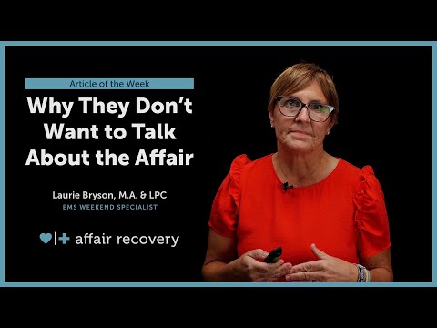 Why They WON'T Talk About the Affair: The TRUTH About Cheaters and infidelity