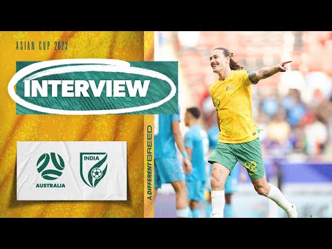 Jackson Irvine proud to reach double figures for country | Interview | Australia vs India