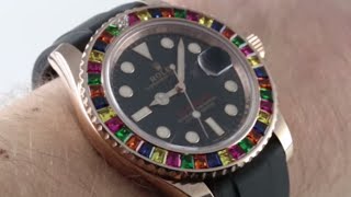 rolex yachtmaster rainbow