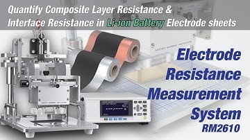 HIOKI Electrode Resistance Measurement System RM2610