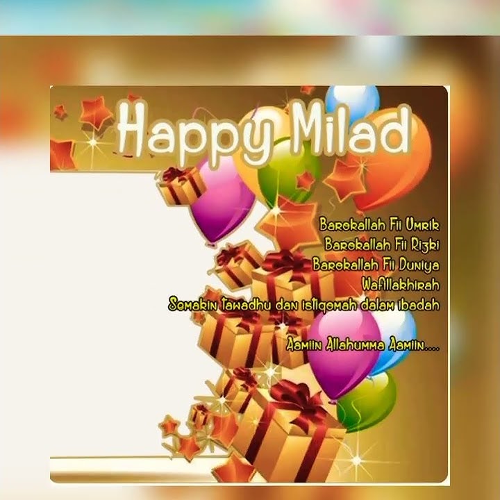 status wa 30 detik# happy millad ,selamat ulang tahun mabruk alfa mabruk semoga dapat rahmat