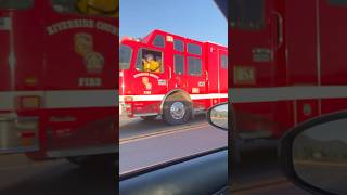 Riverside County Fire Breathing support 4 #code3 #calfire #riversidecounty #firefighter