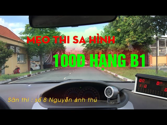 Mẹo Thi Sa Hình 100 Điểm Hạng B1 Trường Cao Đẳng Gtvt Tw3 Số 8 Nguyễn Ảnh  Thủ ( 481 Hà Thị Khéo) - Youtube