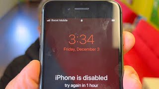 Can’t remember your #passcode and it’s #disabled ? Here’s how you #unlock it #apple #iphone13 #ios