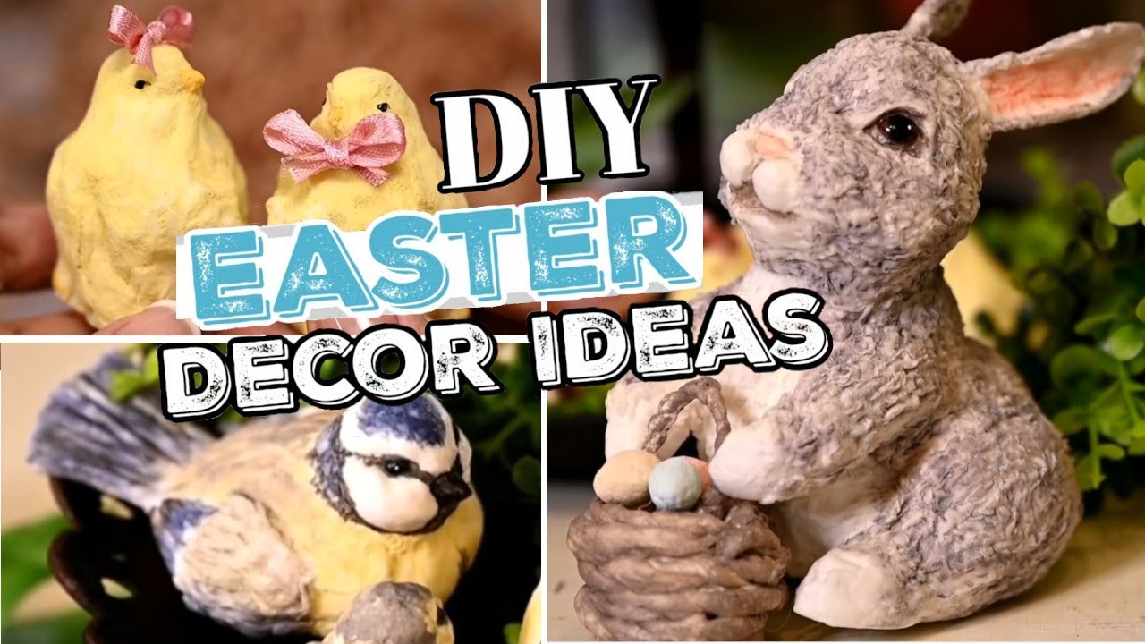 DIY Cotton Easter Ornaments