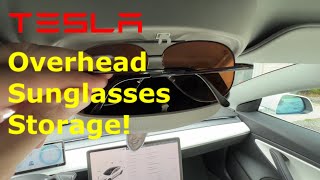 Tesla Overhead Sunglasses Case For Model 3 and Y By Arcoche! 